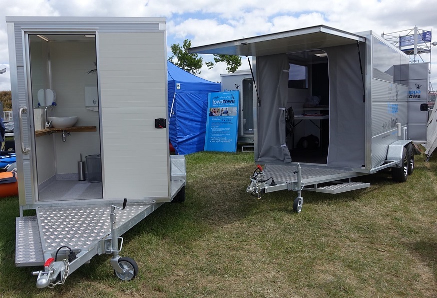 Mobile Bathroom and Toilet Hire Portable Camping Shower